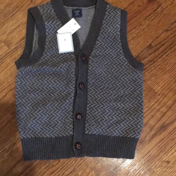 boys grey sweater vest